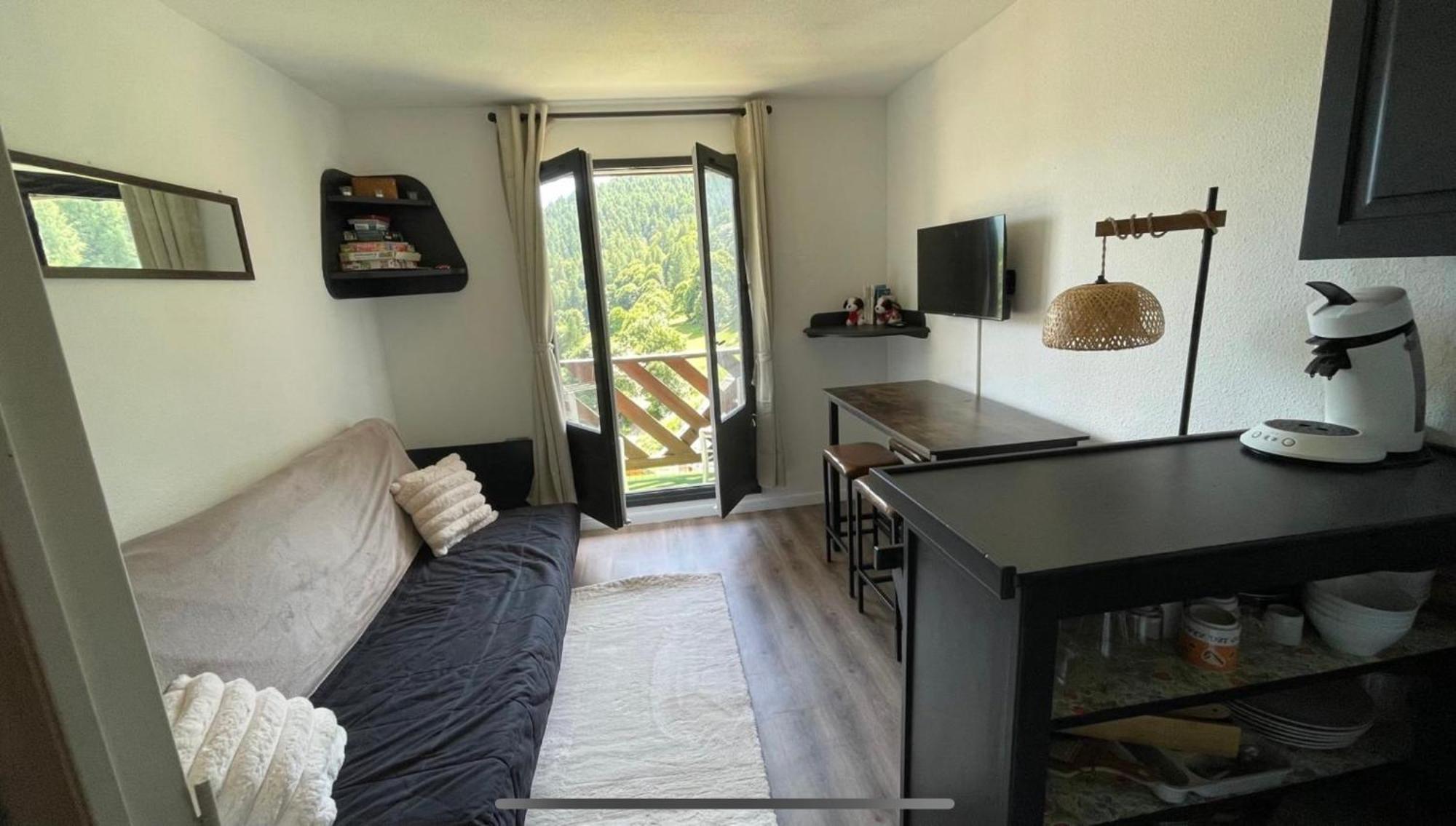 Studio Cosy 4 Couchages Avec Parking Et Balcon, Au Pied Telesiege Et Vente Forfaits A La Foux D'Allos Exteriér fotografie